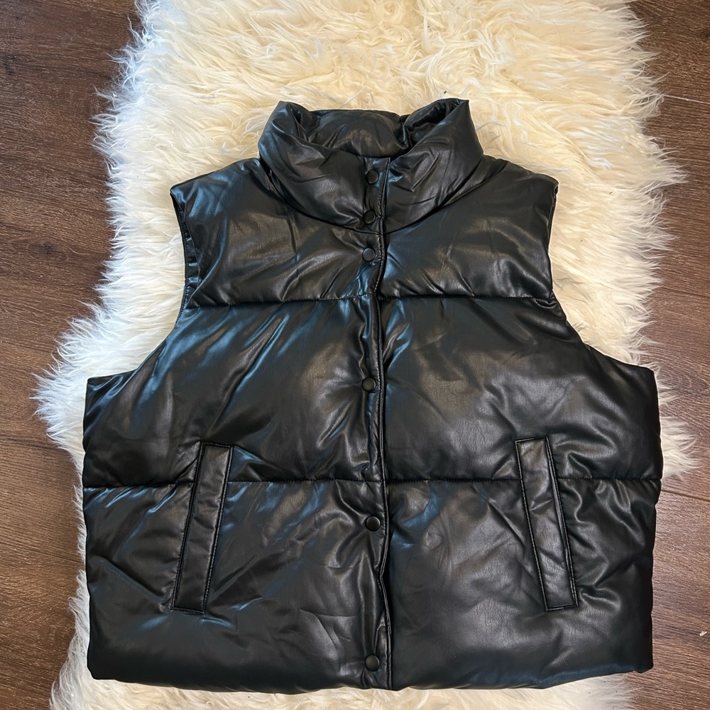 Black Puffer Vest